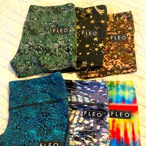 Brown Digital Camo Fleo Booty Shorts